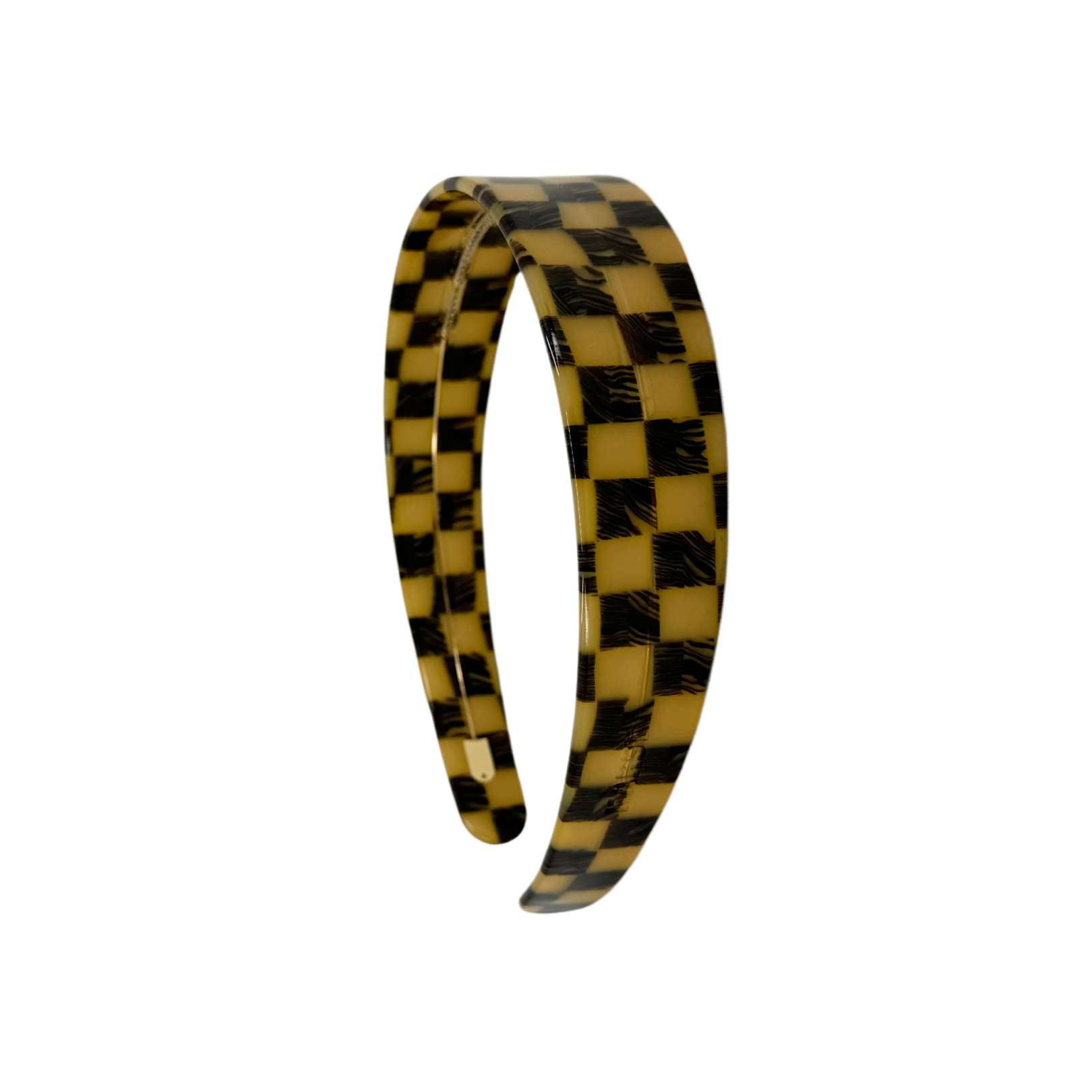 Bold Headband — Faded Checker (3 cm)