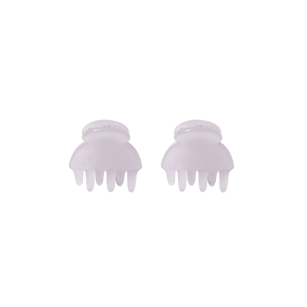 The Baby Hair Claw Clip in Wisteria (Set of 2)