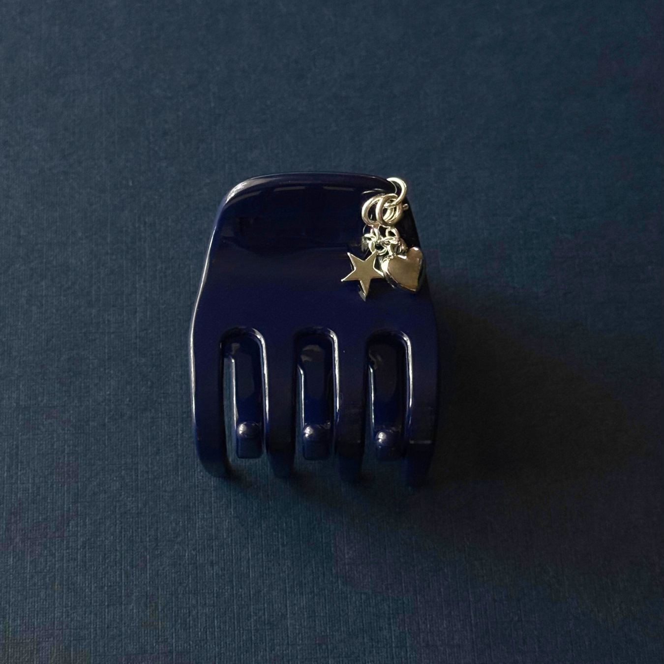 Small Hair Claw Clip — Midnight