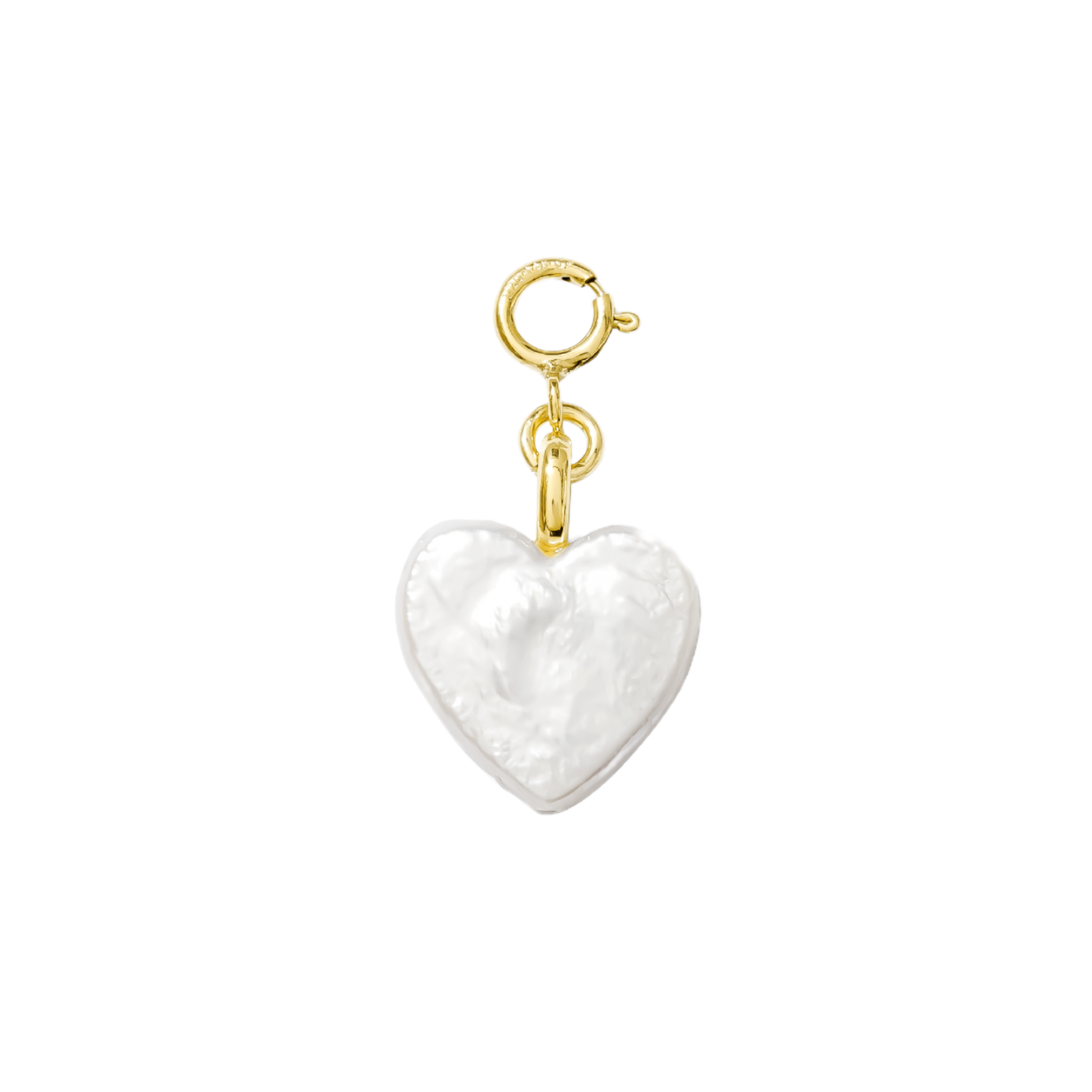 Hair Clip Charm — Freshwater Pearl Heart