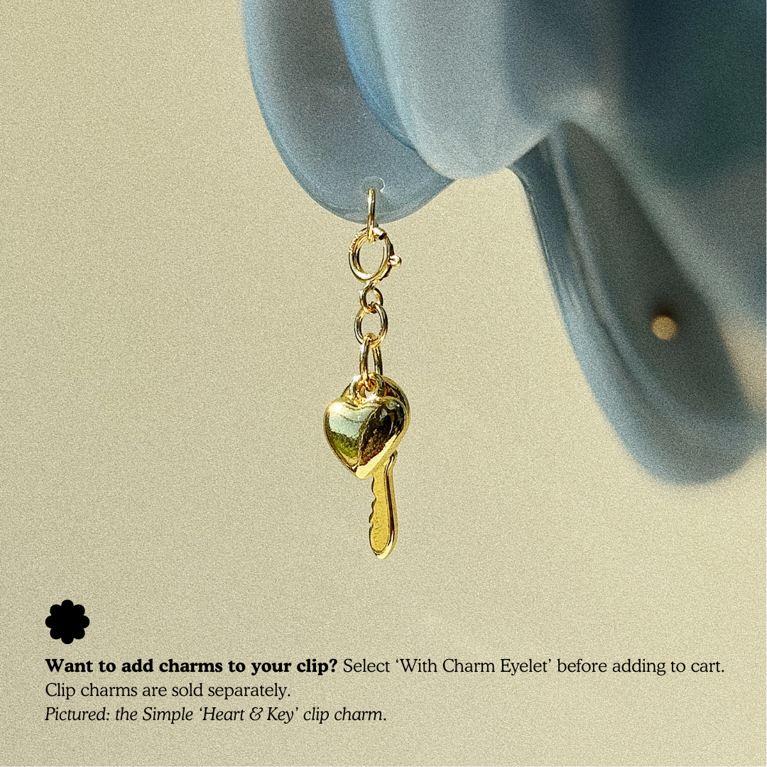 Mini Hair Claw Clip — Lime