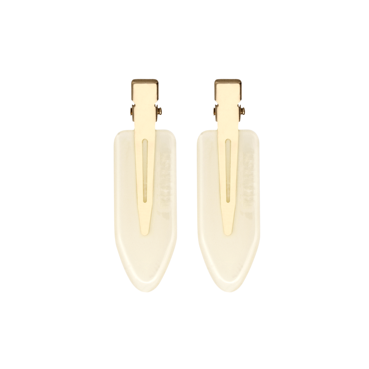 The Creaseless Clips in Cream (Set of 2)