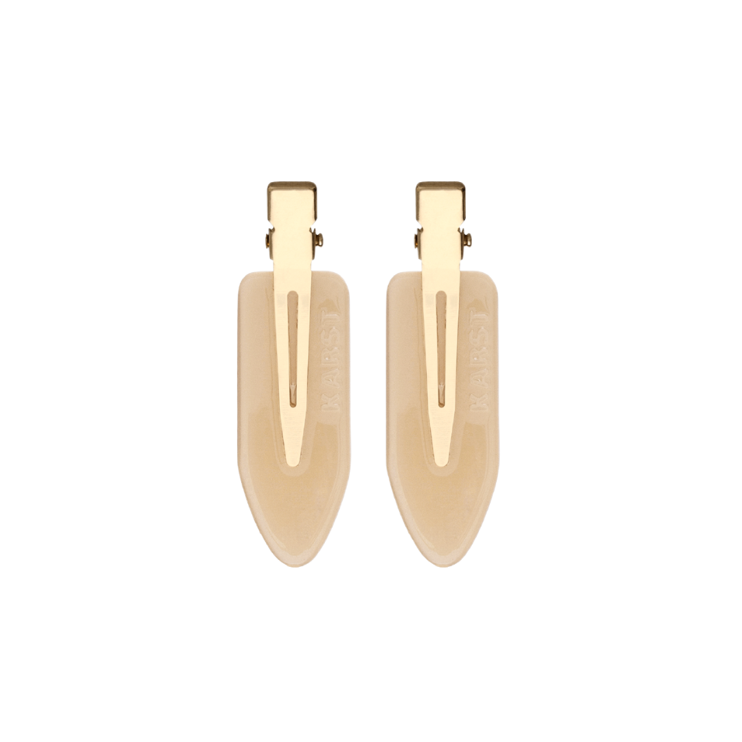 The Creaseless Clips in Latte (Set of 2)