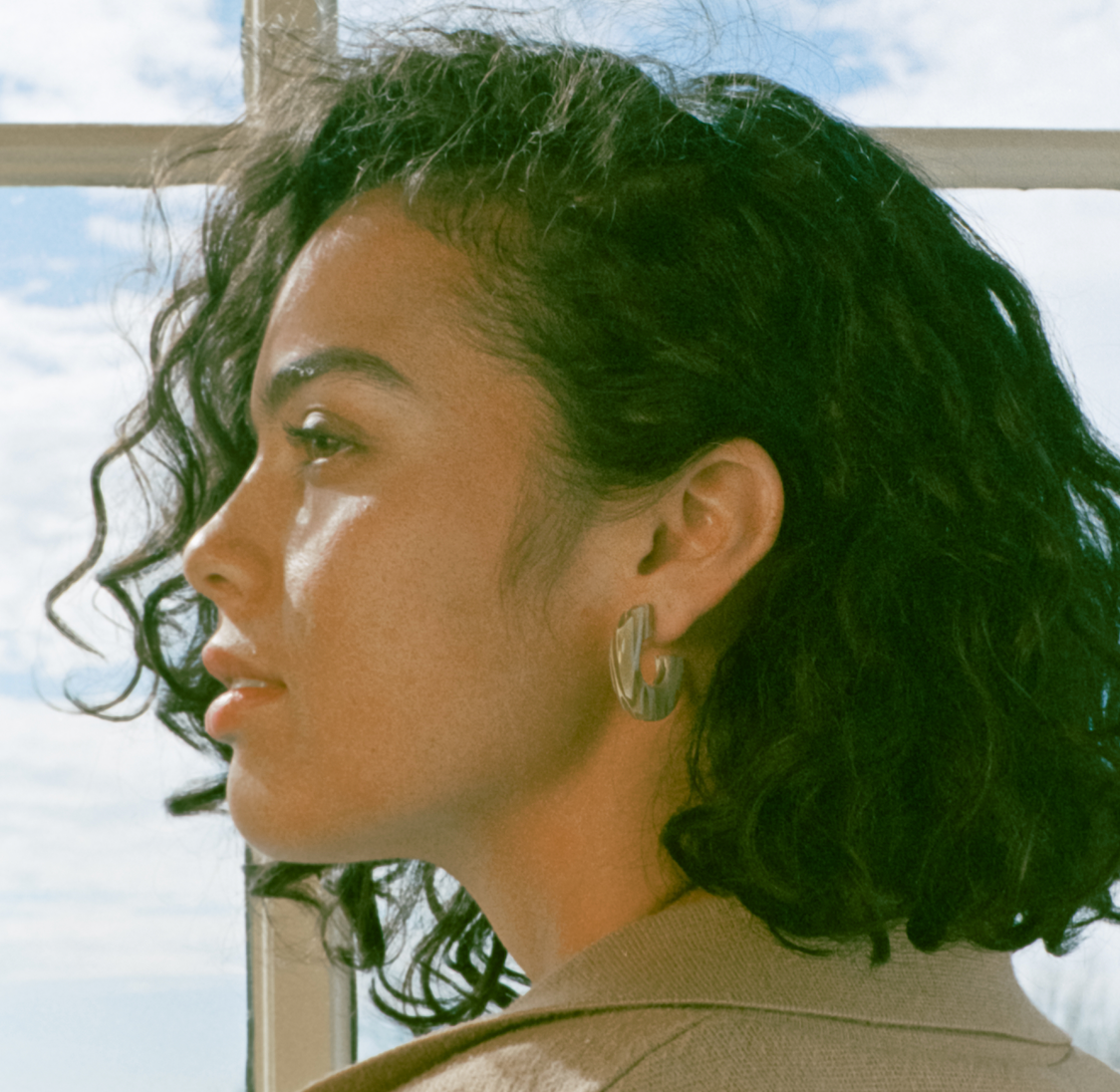 The Kaiser Hoops in Lime are the perfect lightweight statement hoops, crafted in our unique Lime colorway.