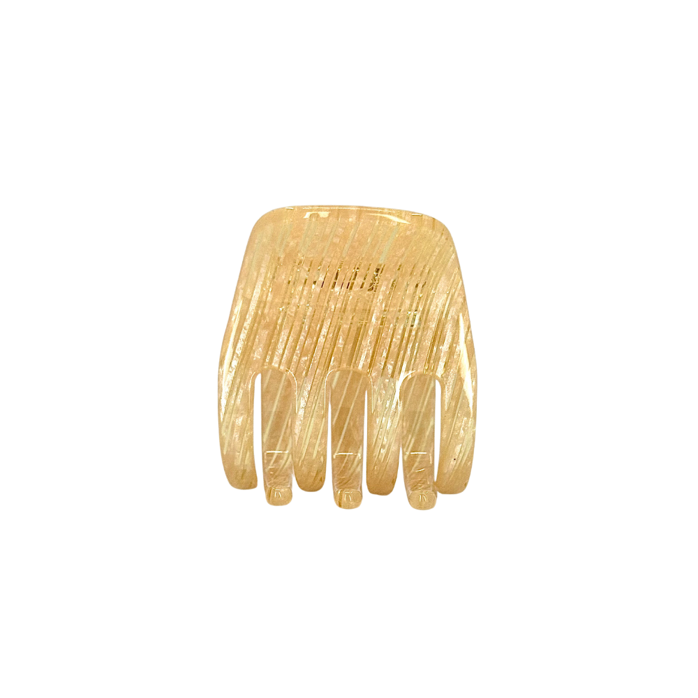 Small Hair Claw Clip — Champagne Toast