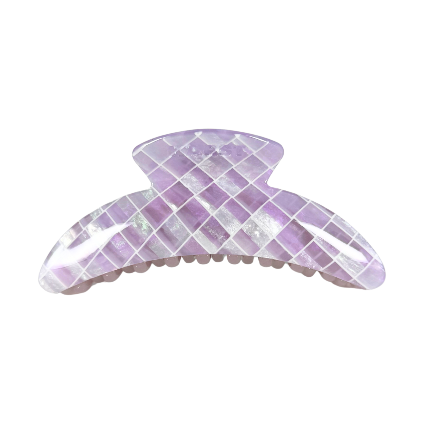 Slim Hair Claw Clip — Pixie Dust Tile