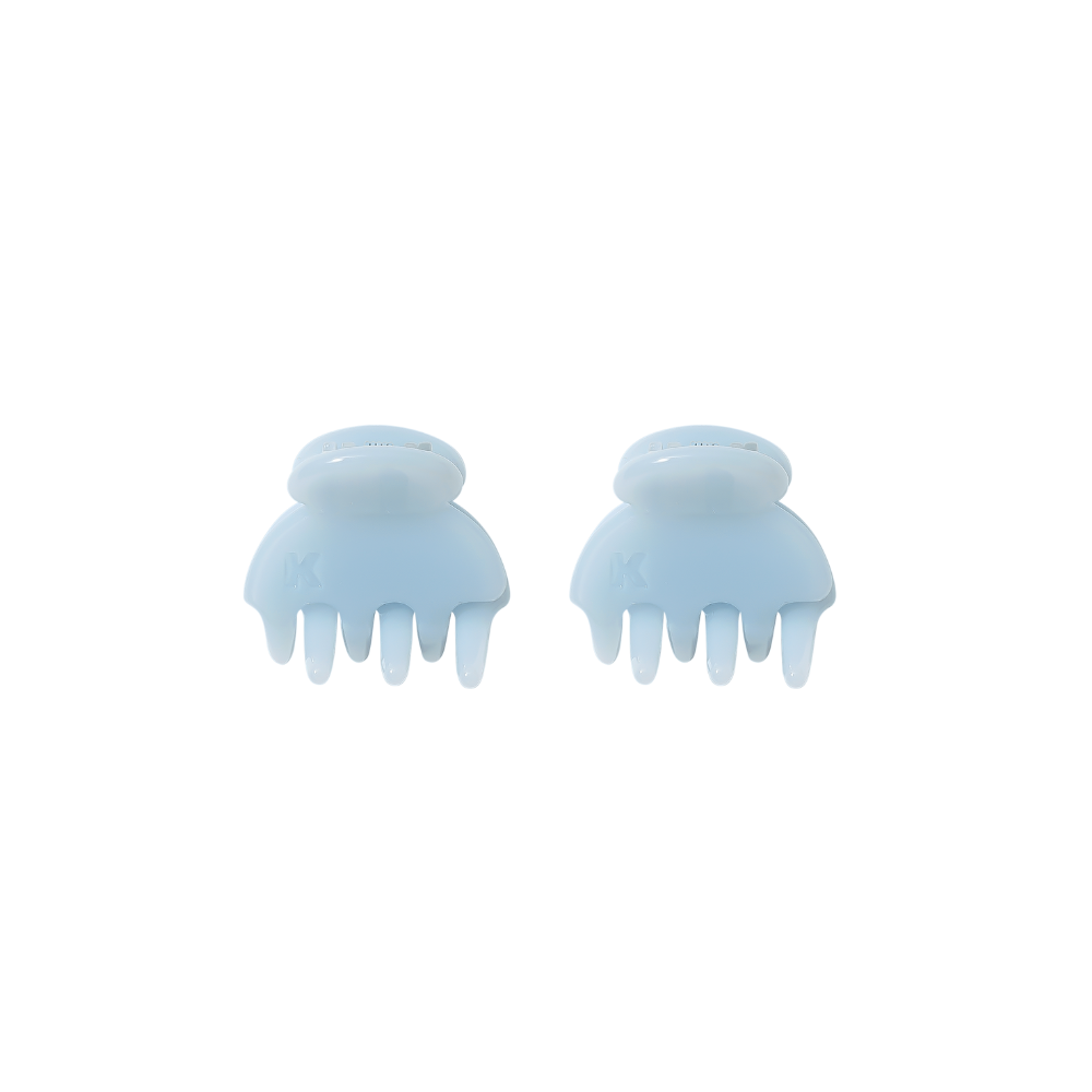 Baby Hair Claw Clip — Mist (Set of 2)