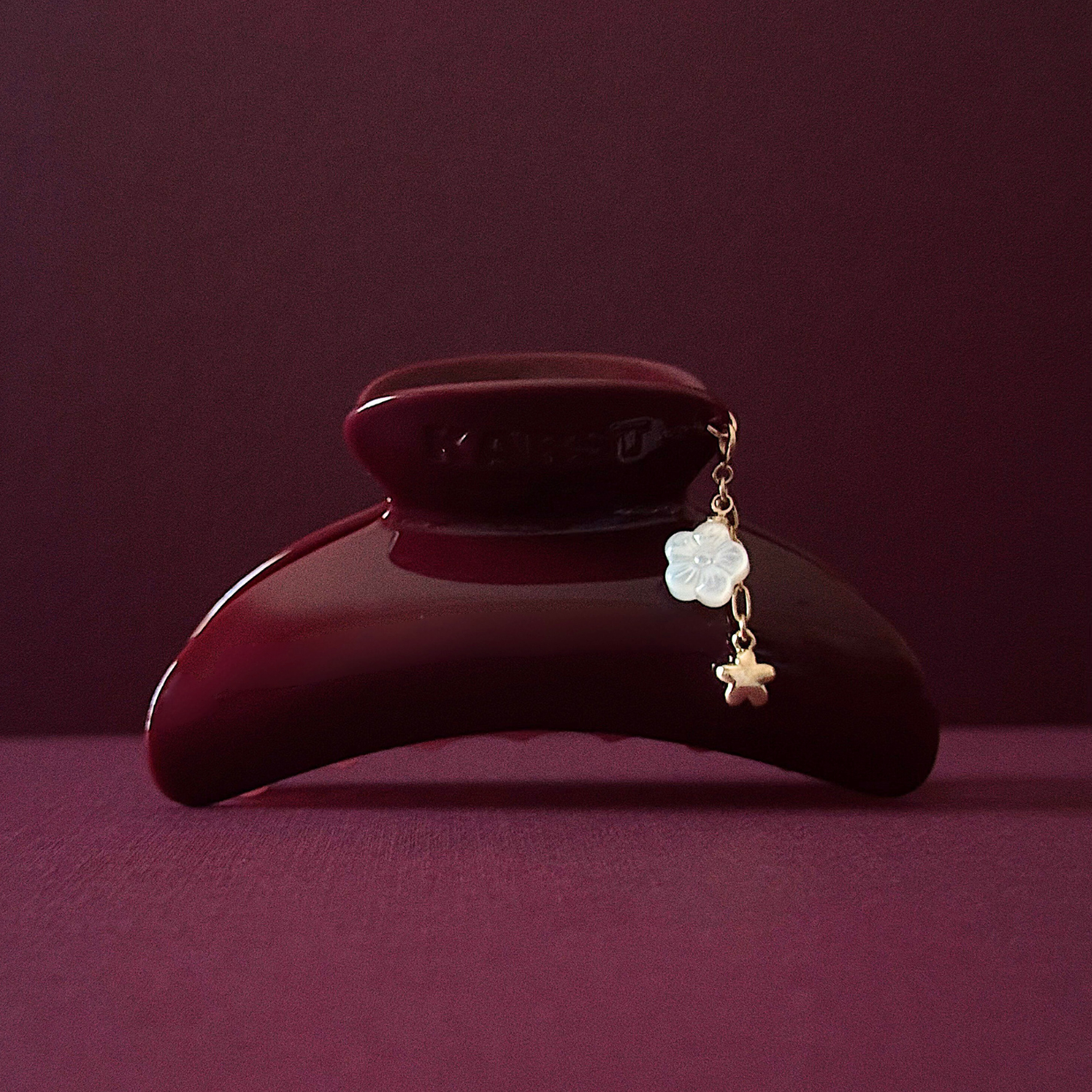 Hair Clip Charm — Flower Duo