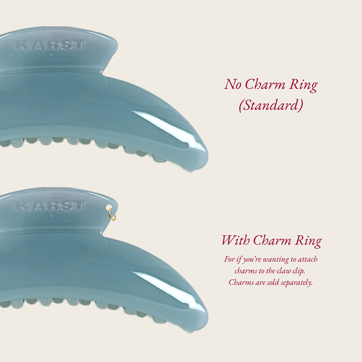 Slim Hair Claw Clip — Maraschino