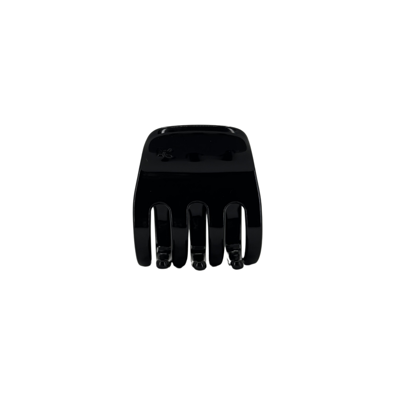 Small Hair Claw Clip — Noir