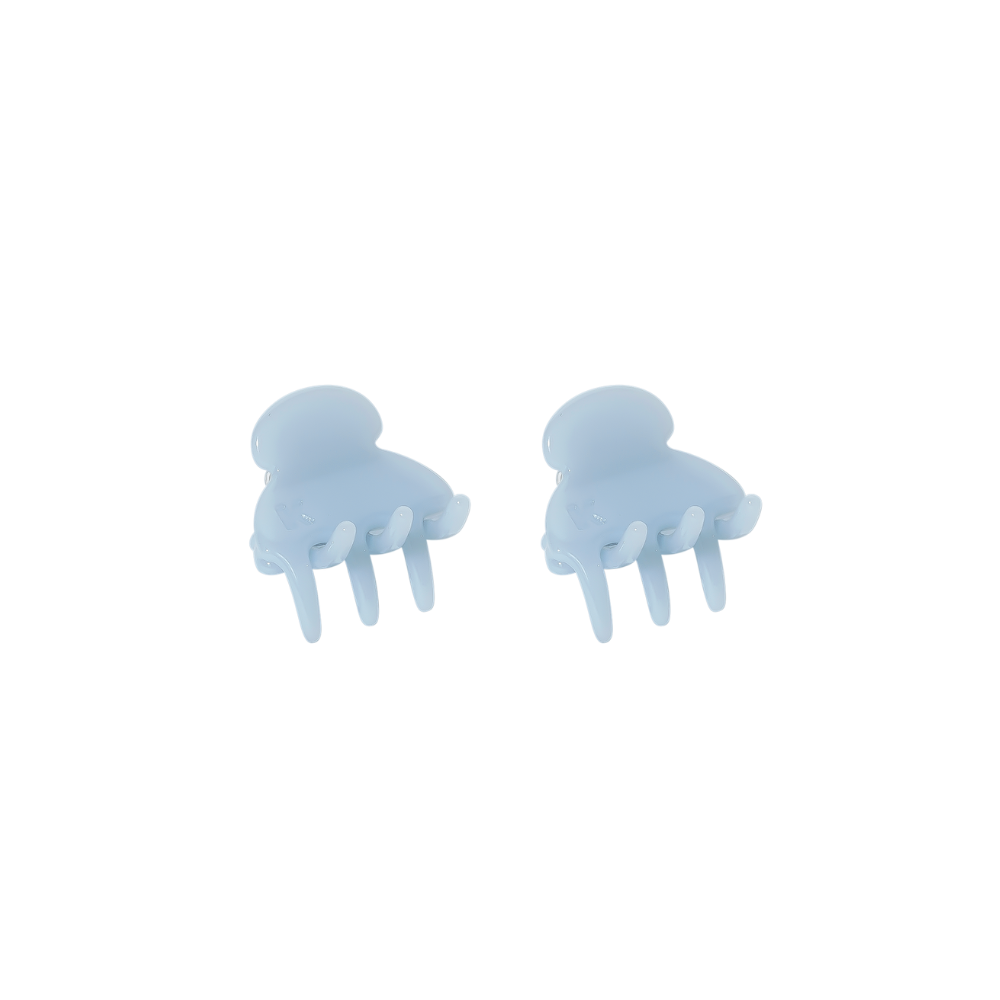 Baby Hair Claw Clip — Mist (Set of 2)