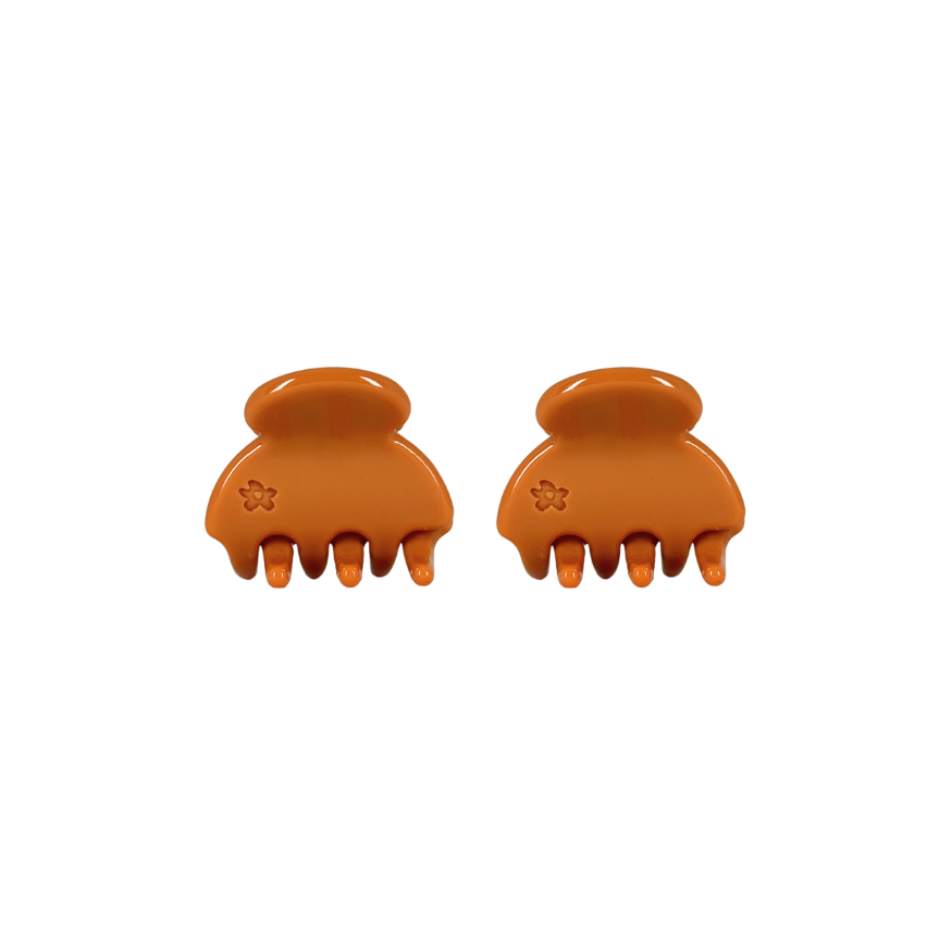 Baby Hair Claw Clip (Set of 2) — Papaya
