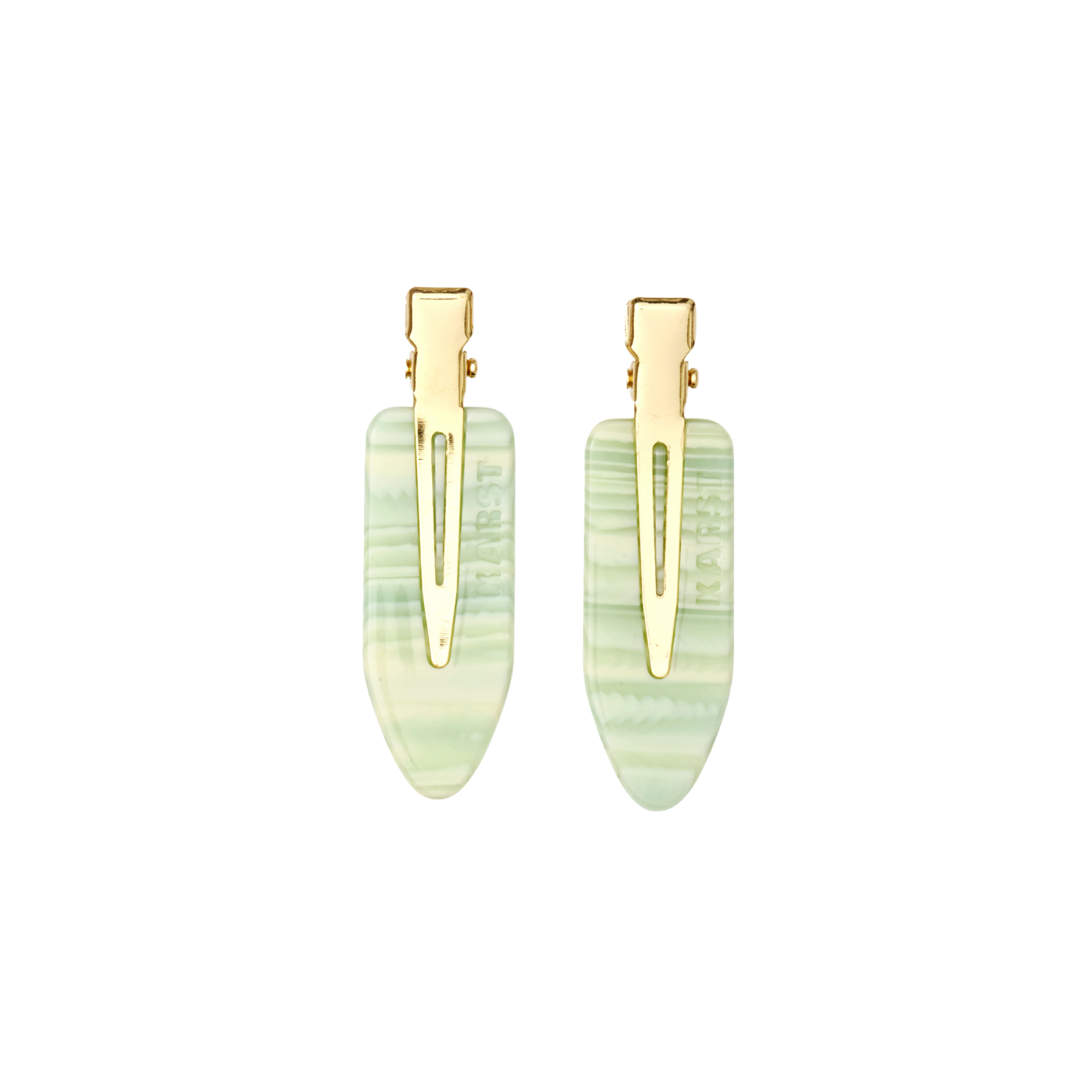 The Creaseless Clips in Minty (Set of 2)