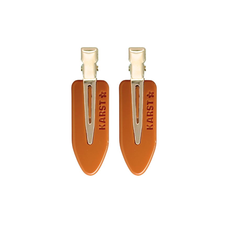 Creaseless Clips (Set of 2) — Papaya