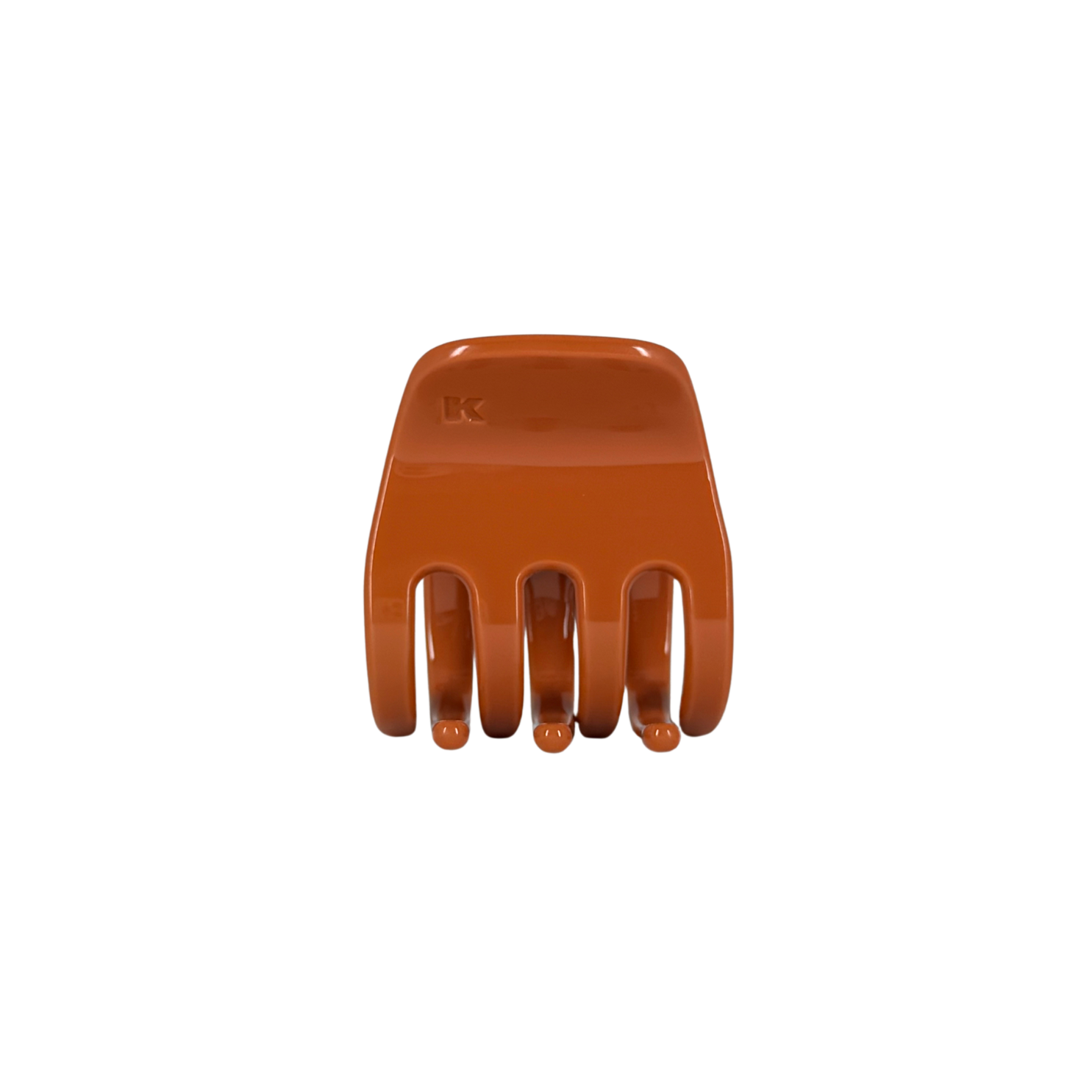 Small Hair Claw Clip — Clay