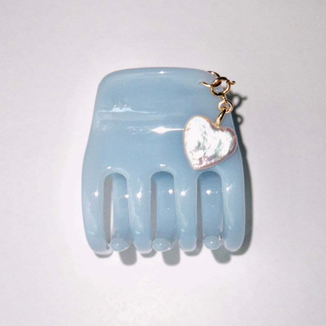 Small Hair Claw Clip — Mist