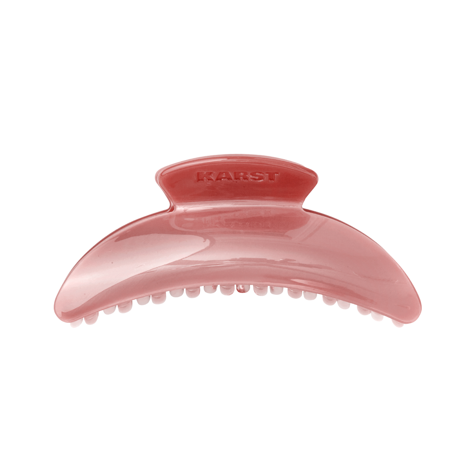 The Slim Hair Claw Clip in Frosted Lipstick
