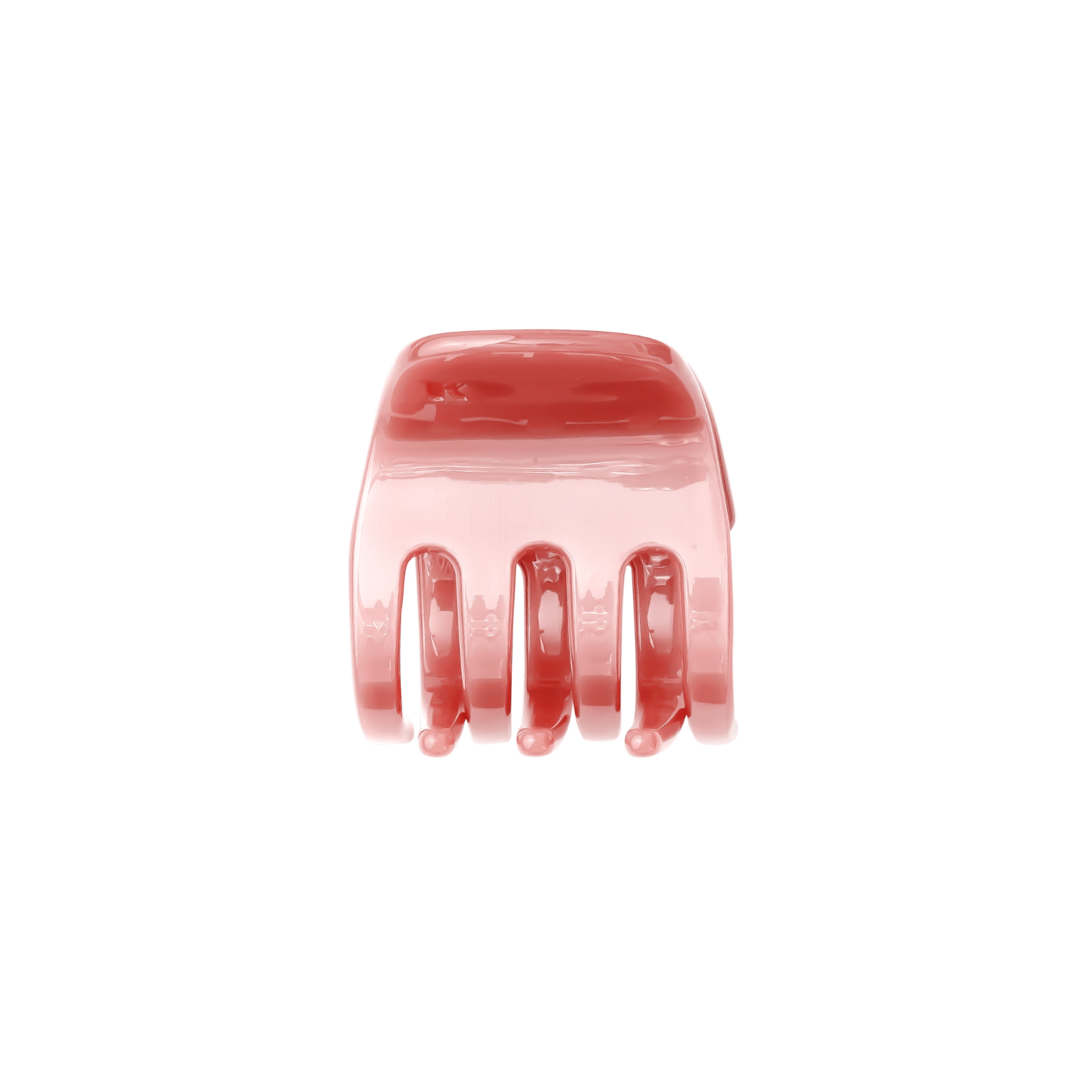 Small Hair Claw Clip — Frosted Lipstick