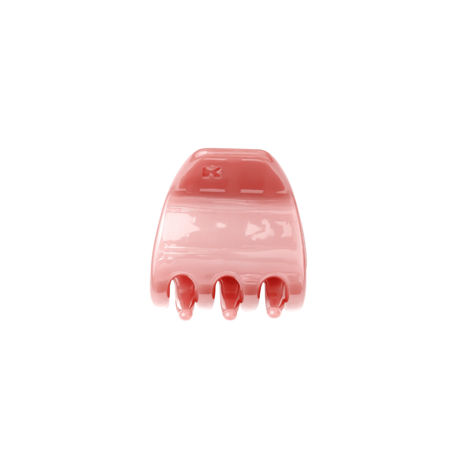 Mini Hair Claw Clip — Frosted Lipstick