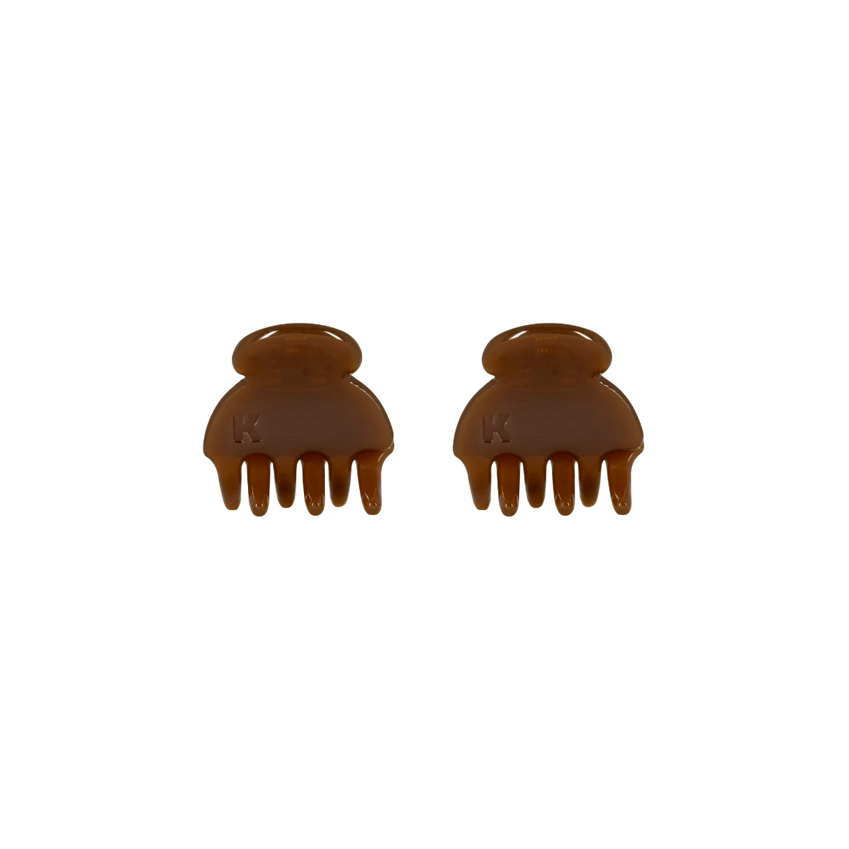 Baby Hair Claw Clip (Set of 2) — Espresso Martini