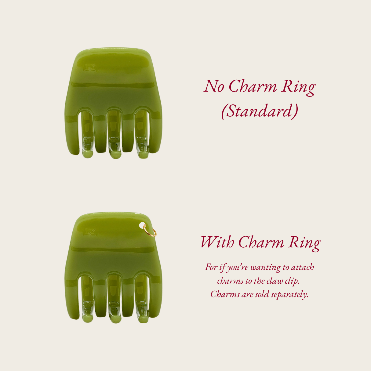 Small Hair Claw Clip — Popsicle