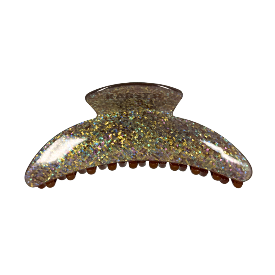 Slim Hair Claw Clip — Cacao Fizz