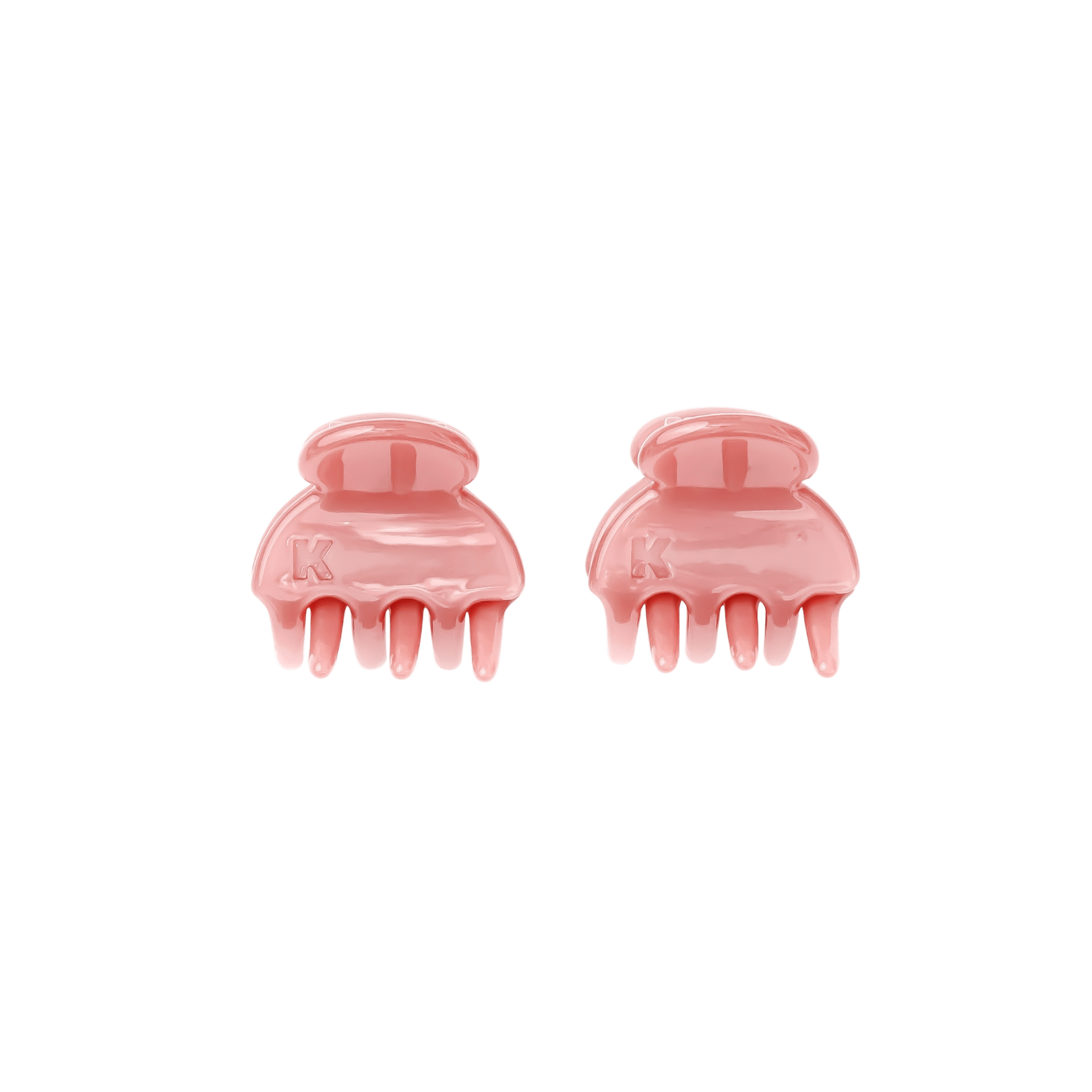 Baby Hair Claw Clips (Set of 2) — Frosted Lipstick