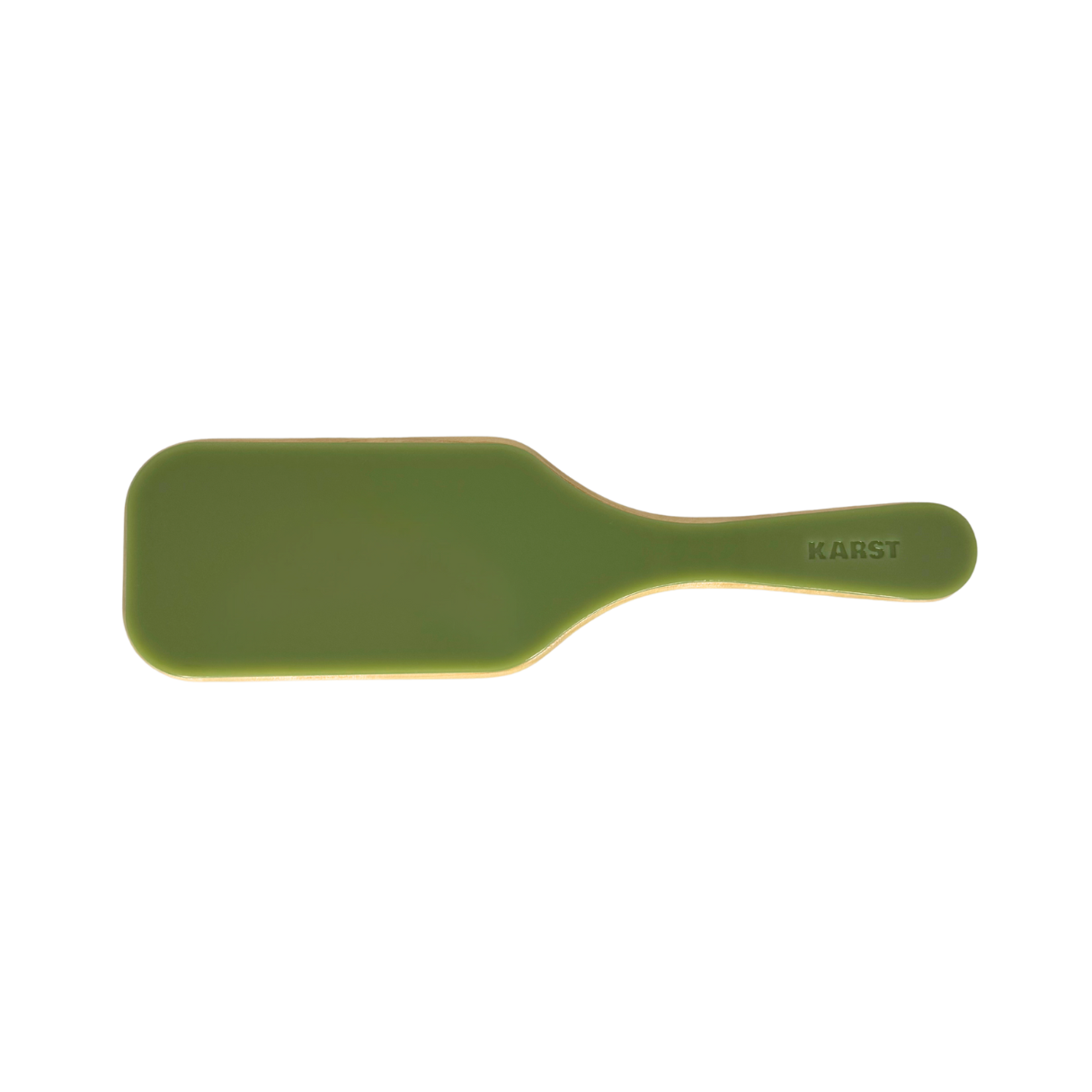 Bamboo Paddle Brush — Olive