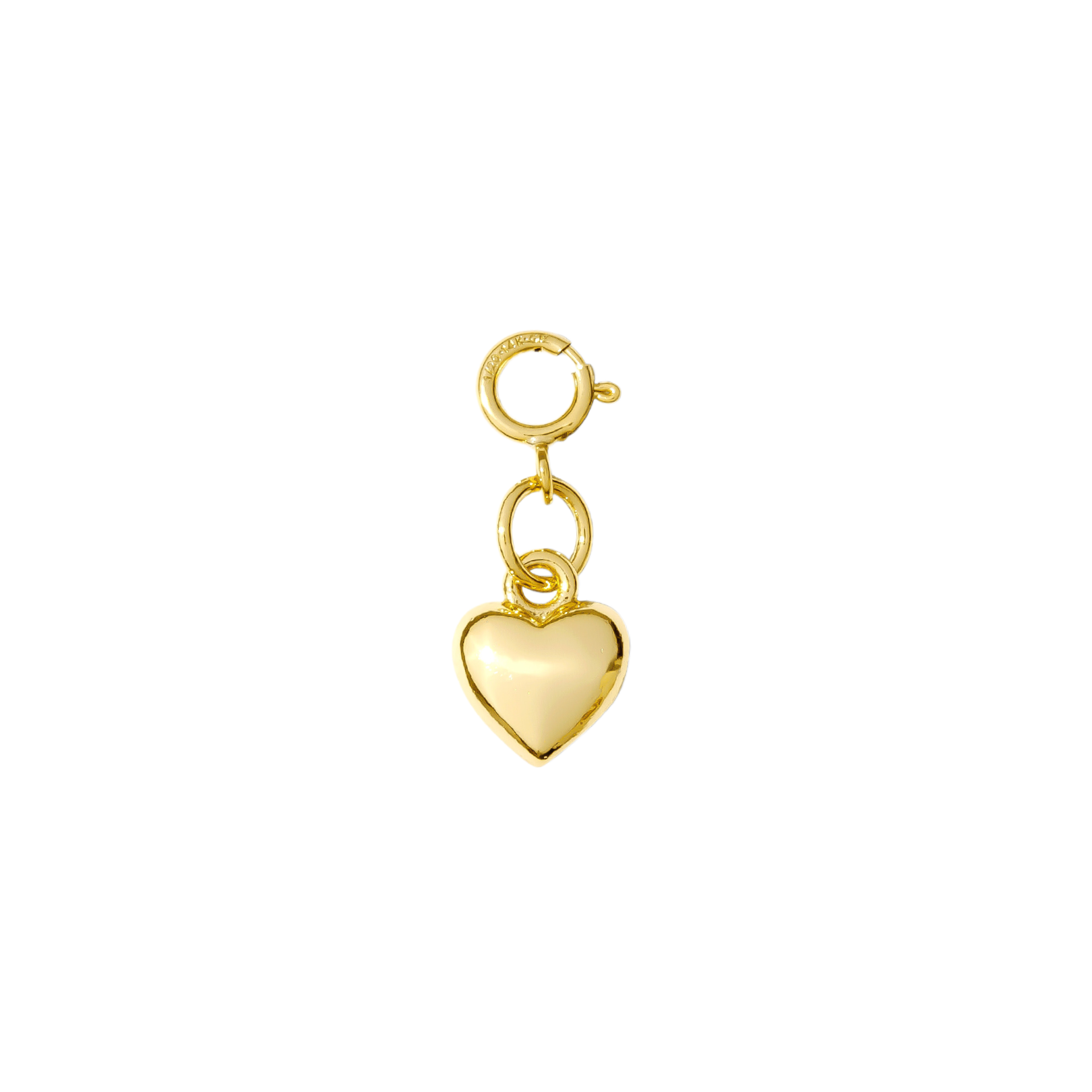 Hair Clip Charm — Heart of Gold