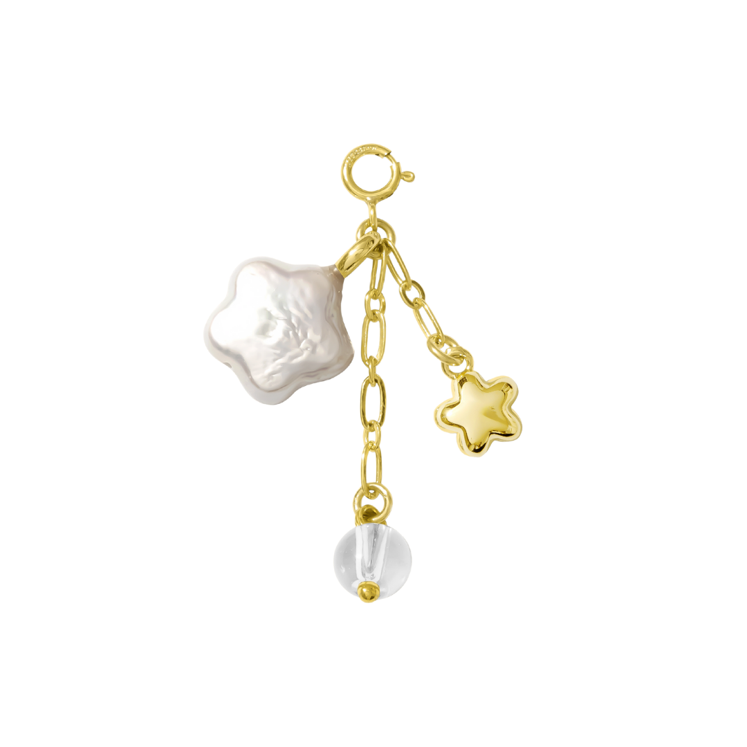Hair Clip Charm — Starlight Trio