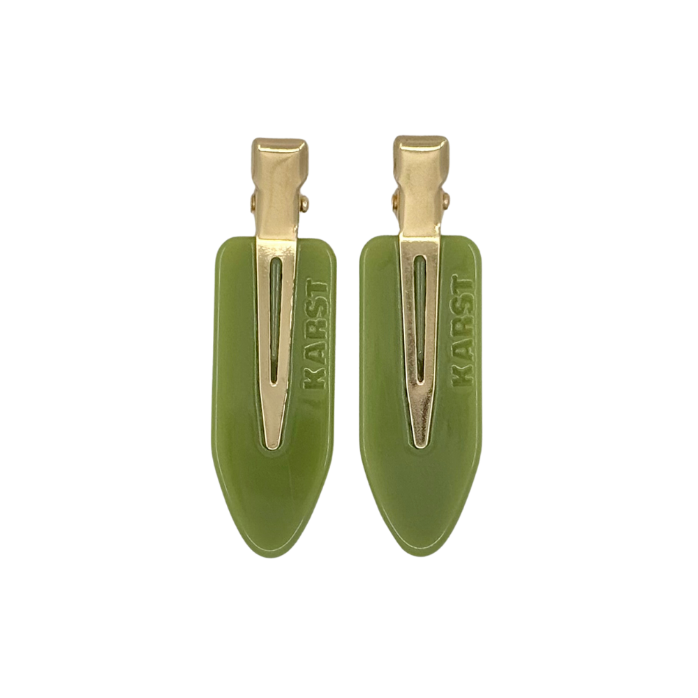 Creaseless Clips (Set of 2) — Olive