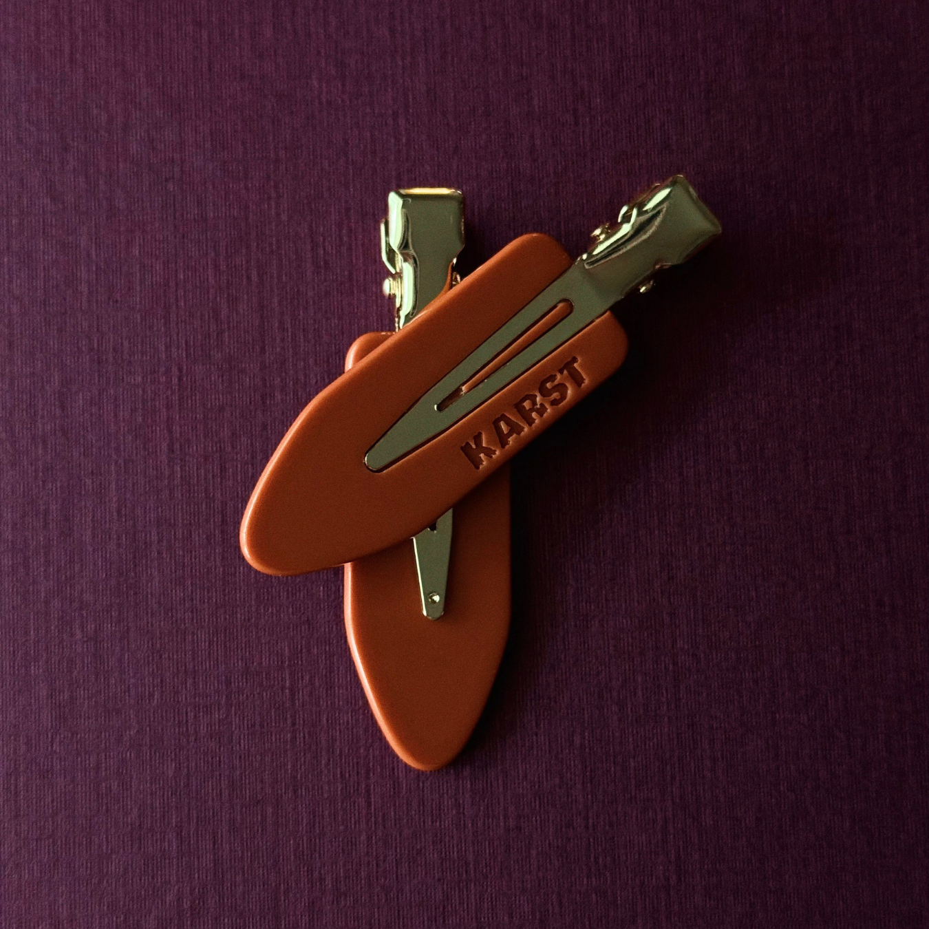 Creaseless Clips (Set of 2) — Clay