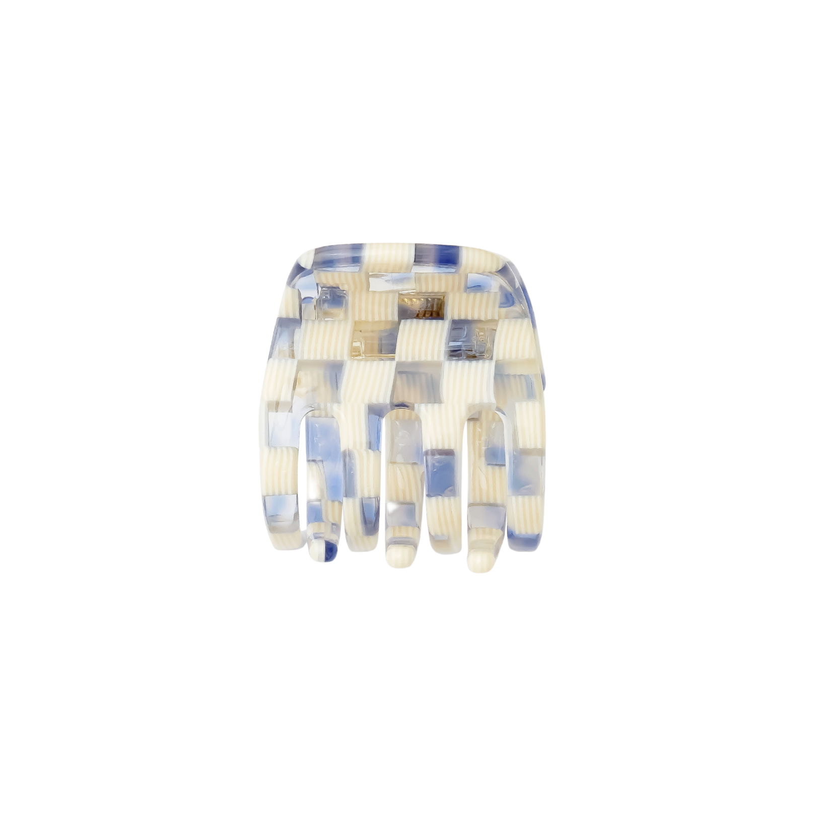 Small Hair Claw Clip — Sky Checker