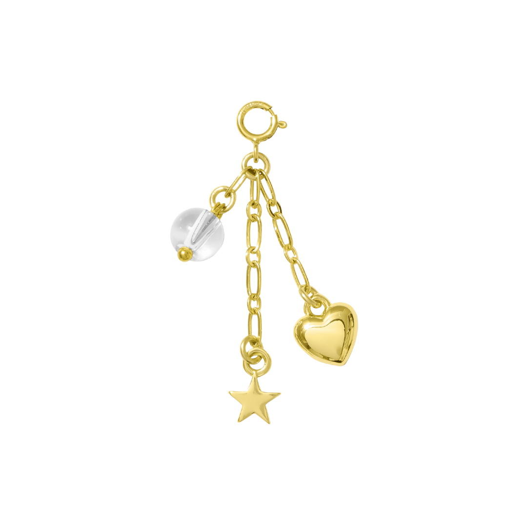 Hair Clip Charm — Starlet Trio