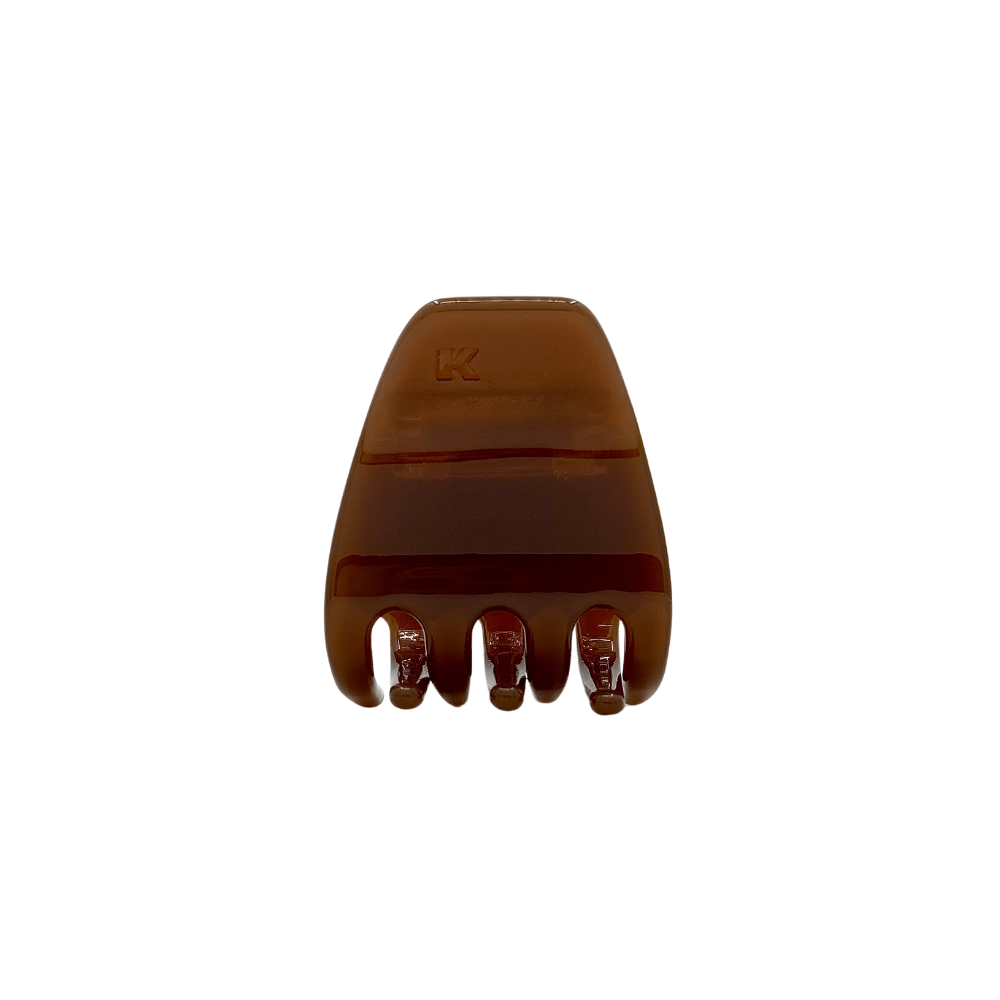 Mini Hair Claw Clip — Espresso Martini