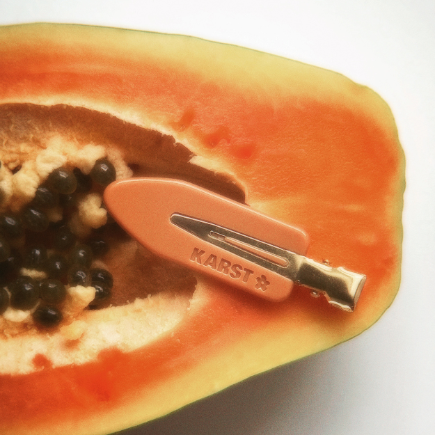 Creaseless Clips (Set of 2) — Papaya