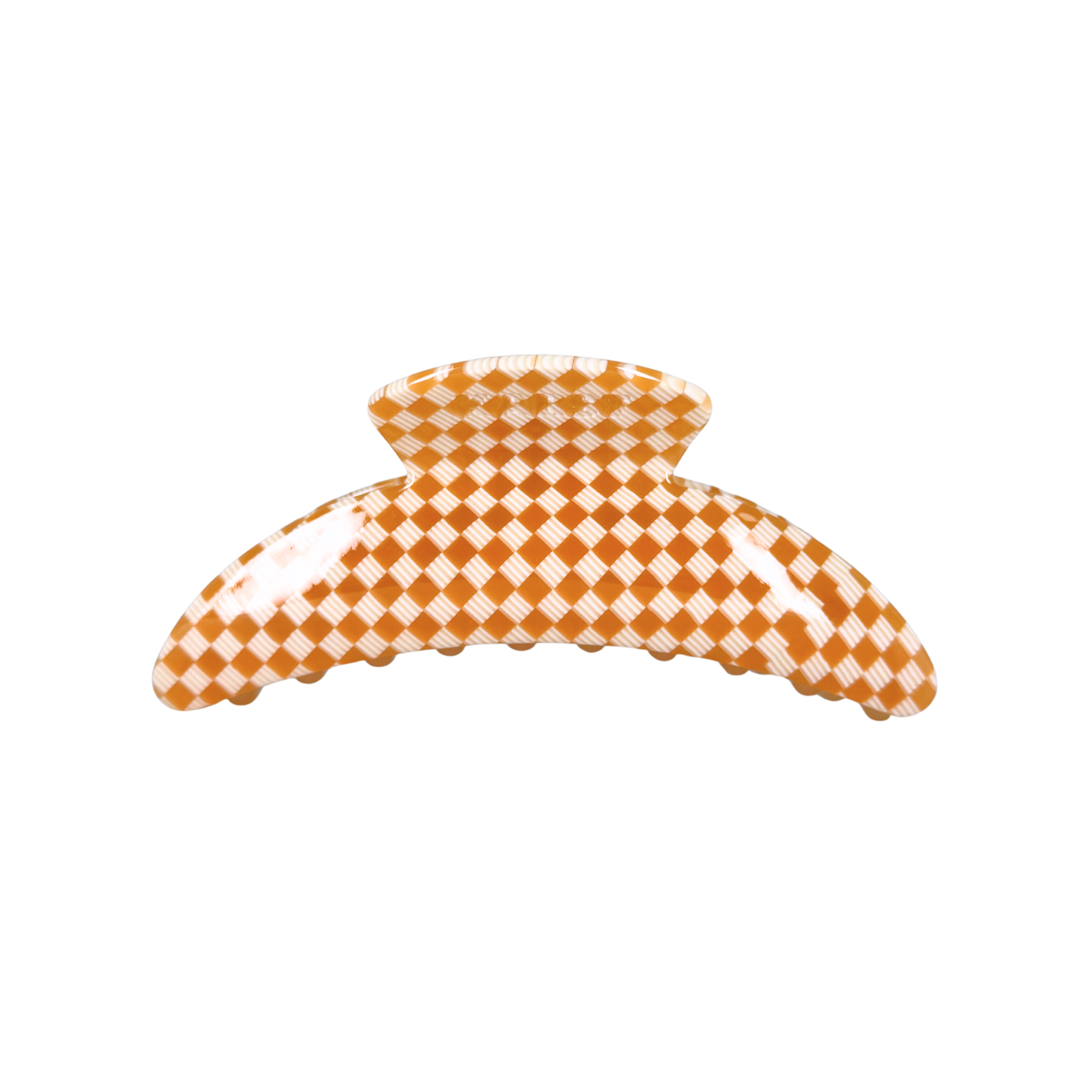 Slim Hair Claw Clip — Clementine Checker