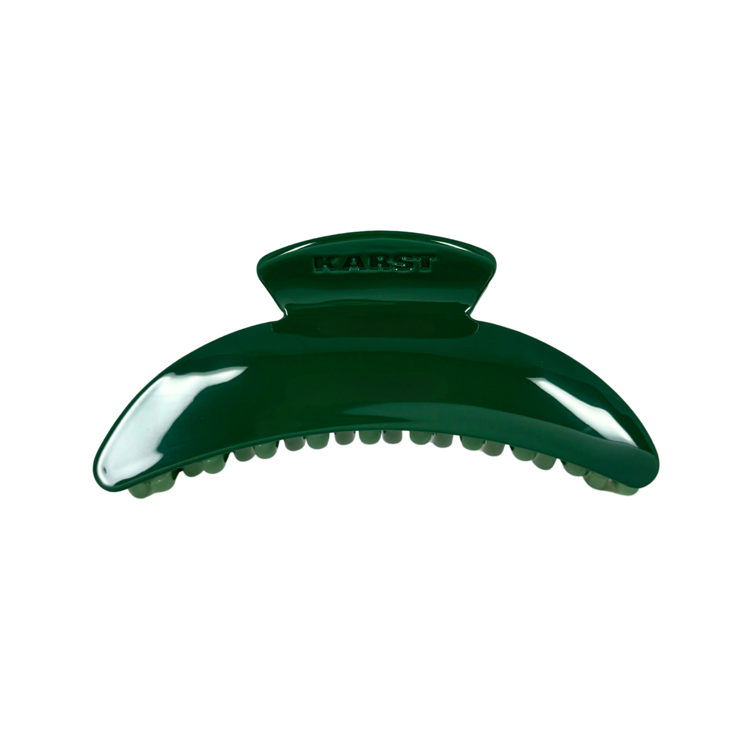 Slim Hair Claw Clip — Evergreen
