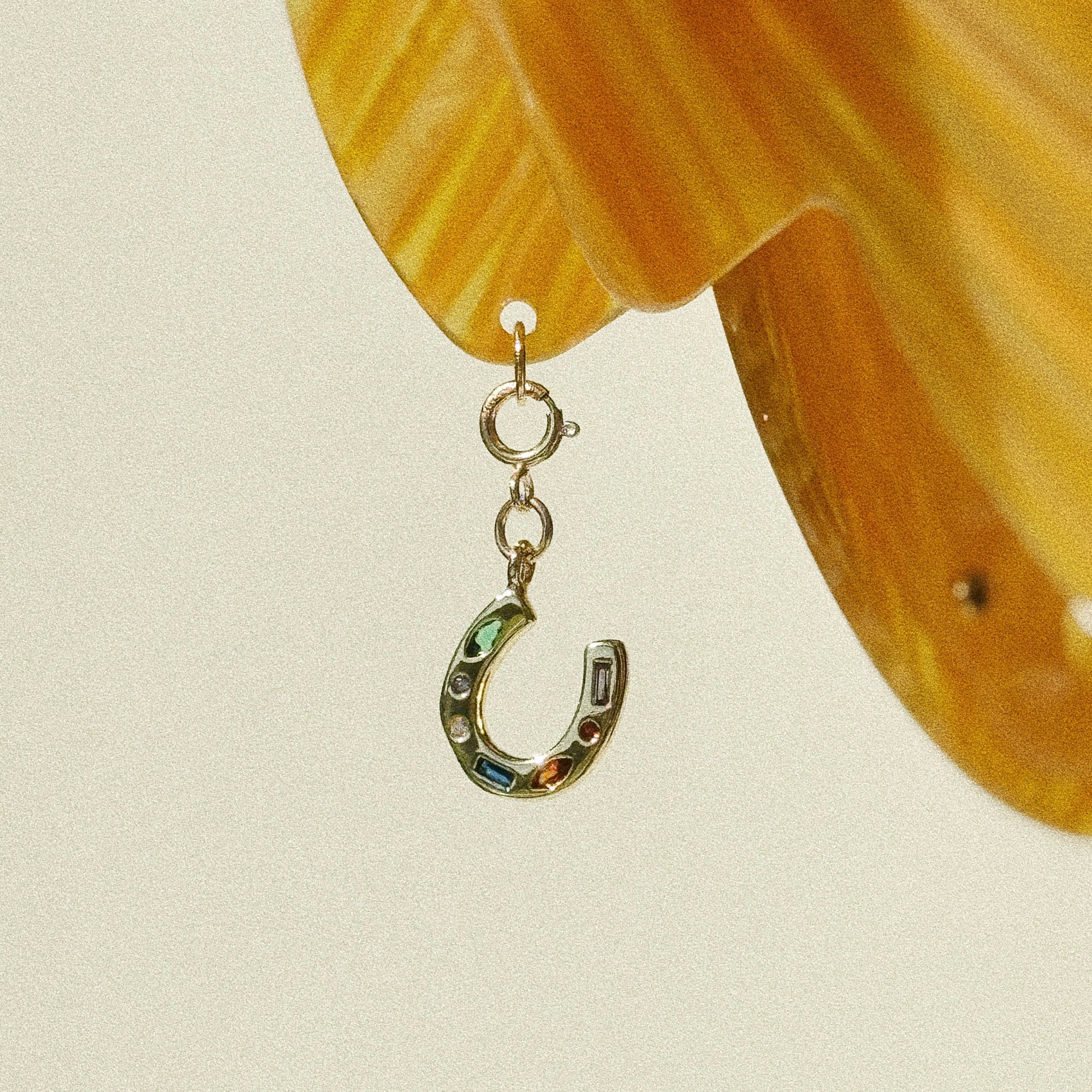 Hair Clip Charm — Lucky Horseshoe