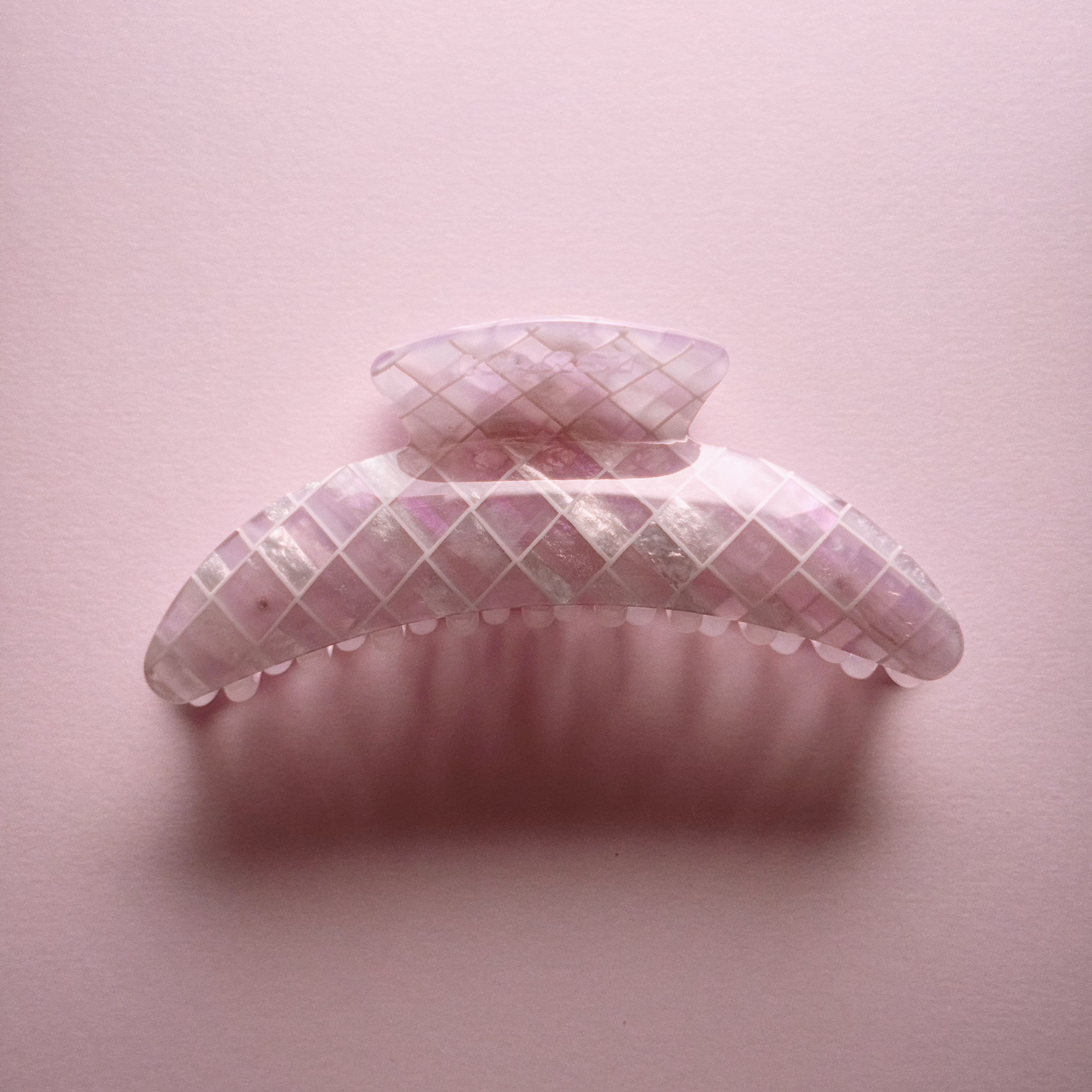 Slim Hair Claw Clip — Pixie Dust Tile