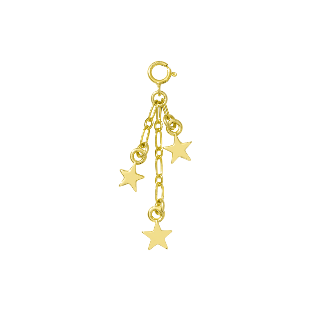 Hair Clip Charm — Stardust Trio