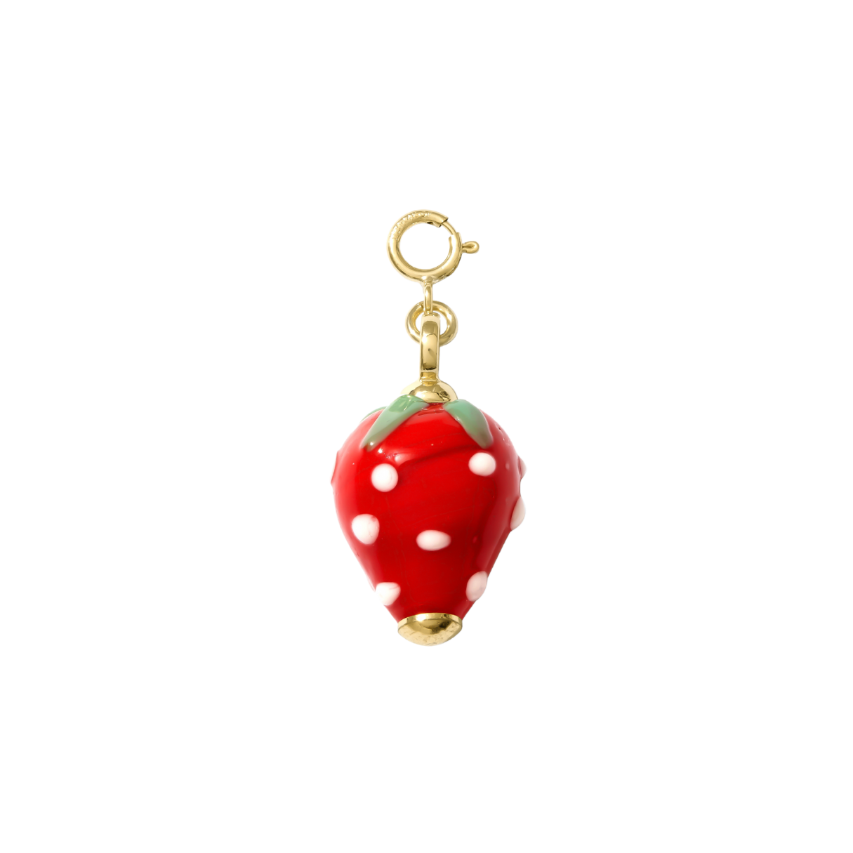Hair Clip Charm — Red Strawberry