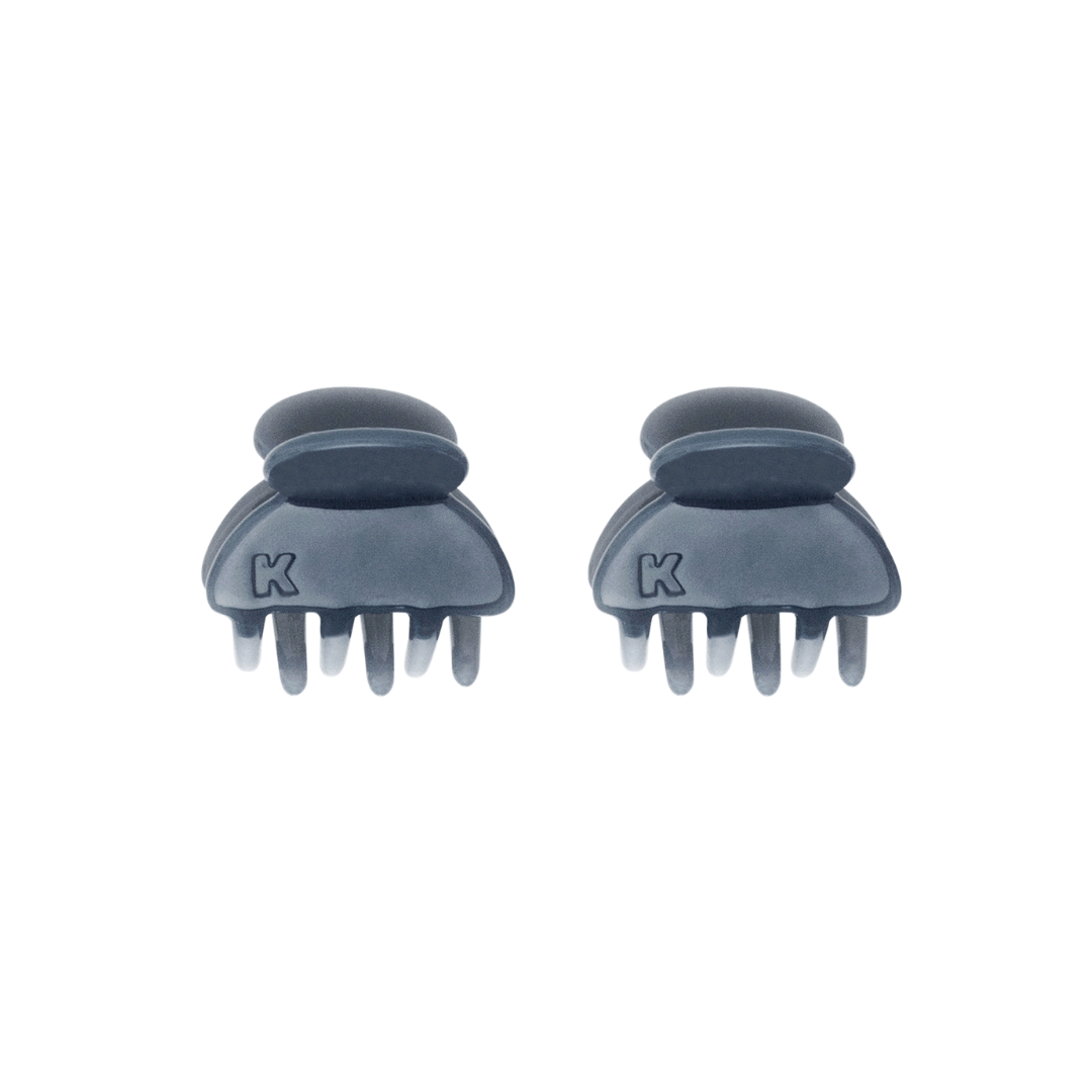 The Baby Hair Claw Clip in Pacific (Set of 2)
