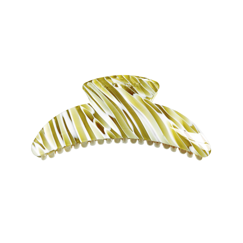 The Slim Hair Claw Clip in Lime
