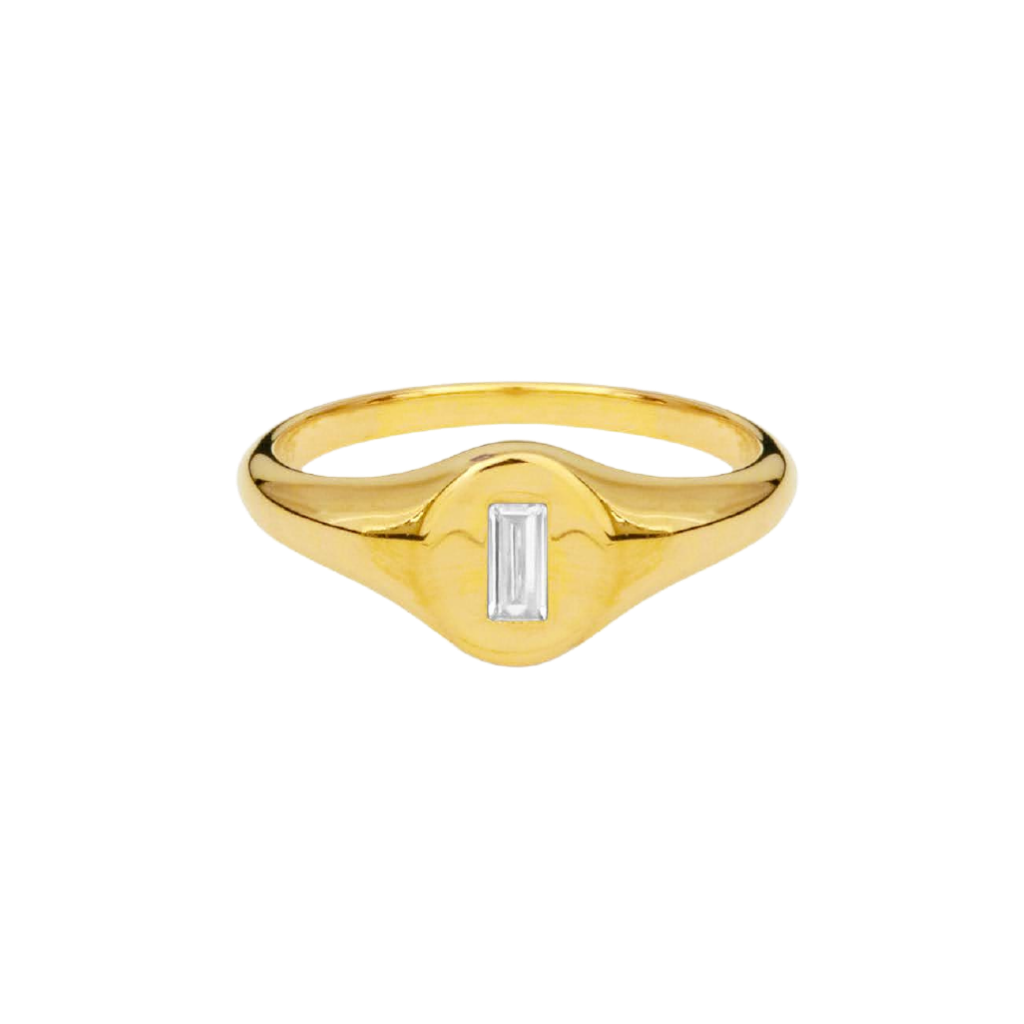 The Carlo Signet Ring in 18k Gold Vermeil
